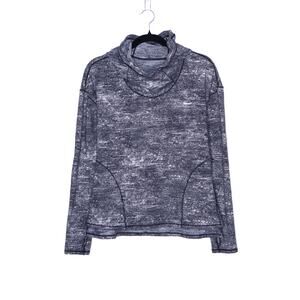 LULULEMON Forever Endeavour Long Sleeve Rush Black White Sweatshirt Women's 6